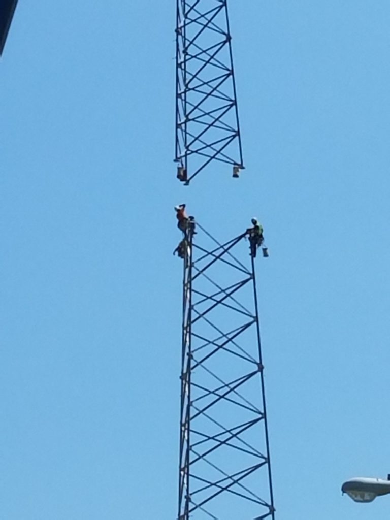 guyed-tower-construction